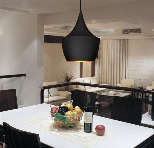 Falcon Vintage Black Metal Hanging Light