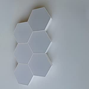 RGB Quantum Touch Light Hexagonal Wall Light