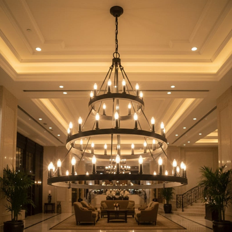 Modern Turkish Style Round Chandelier (Three Steps)