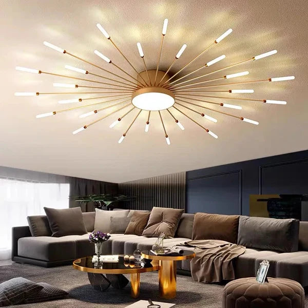 Modern Fireworks Chandelier