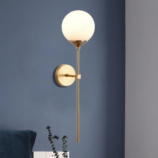Modern Nordic Golden Long Arm Wall Mounted Lamp