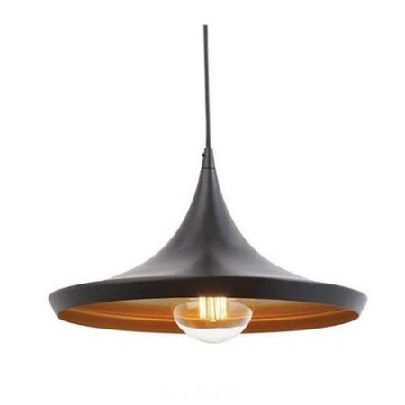 Vintage Black Metal  Hanging Light