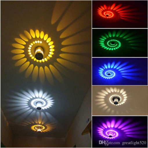 RGB Spiral Ceiling Lights