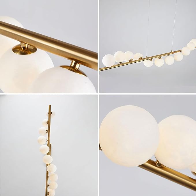 Long Globe Cluster Ball Chandelier