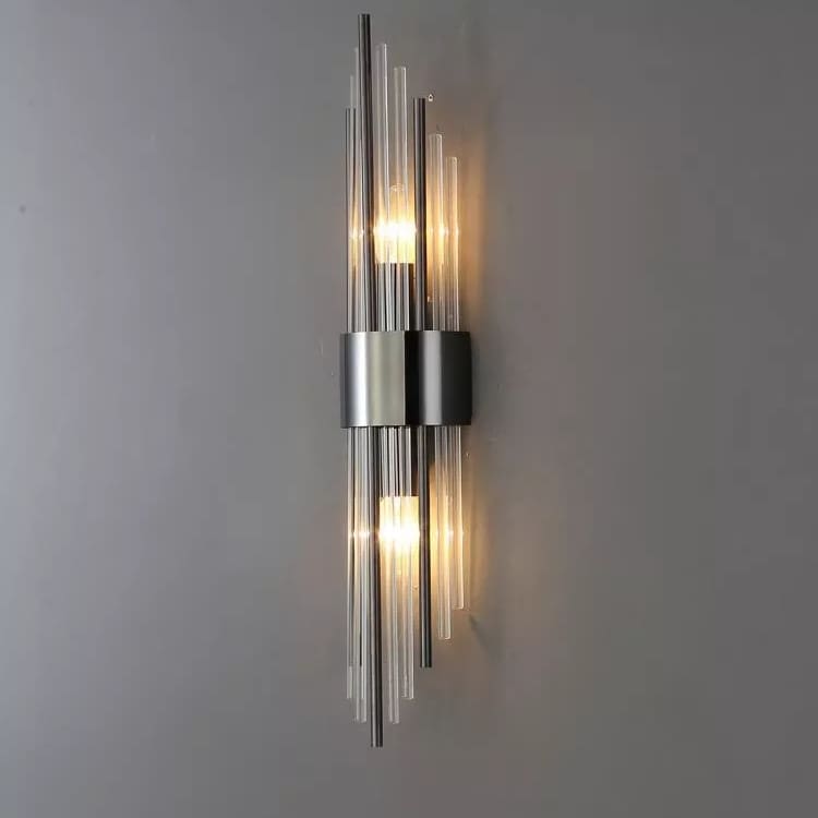Modern Nordic Titanium Black Linear Series Wall Mounted Lamp