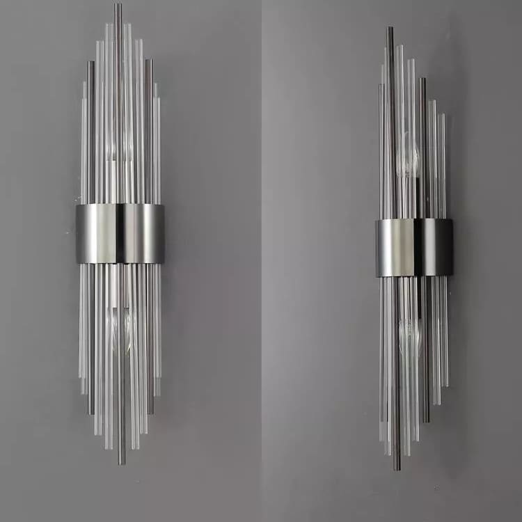 Modern Nordic Titanium Black Linear Series Wall Mounted Lamp