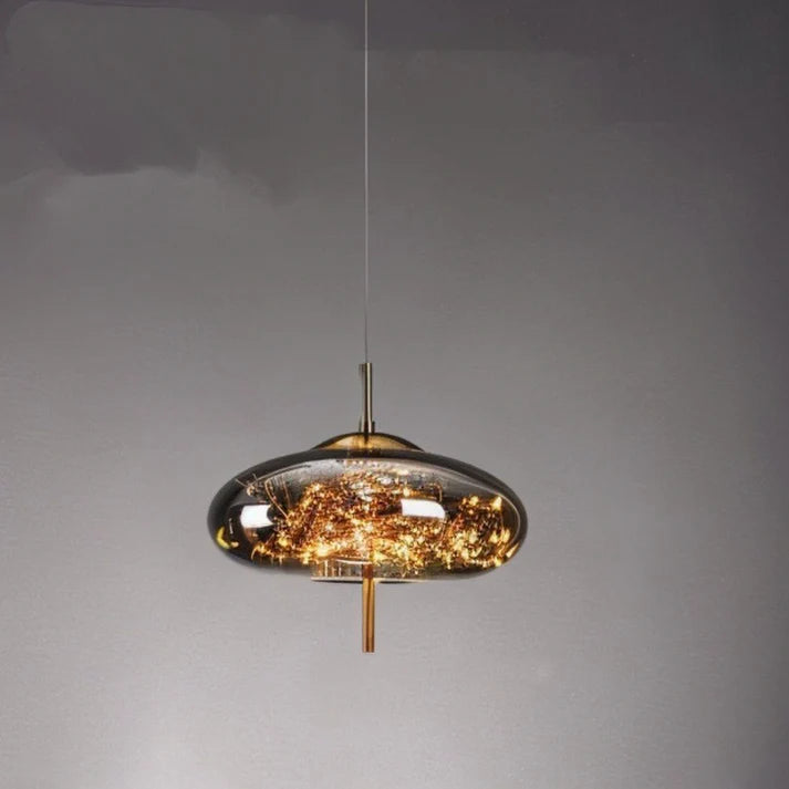 Galaxy Stars Glow Hanging Light