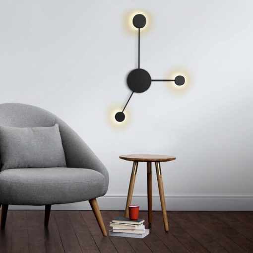 Nordic Geometric Wall Light 3 Heads