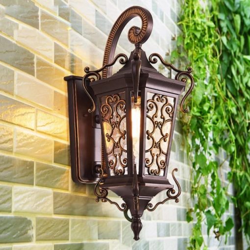 European Victorian Wall Lamp Traditional Outdoor Wall Light