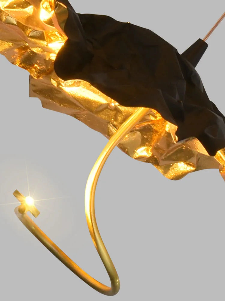 Modern Lotus Staircase LED Chandelier (25 lotus leaf)