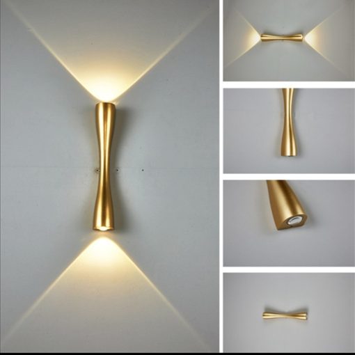 Contemprary Gold Updown Wall Light