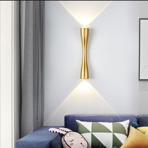 Contemprary Gold Updown Wall Light