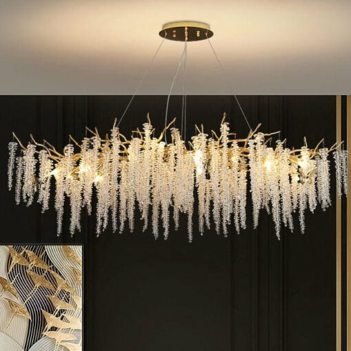 Dinning Crystal Tree Branches Chandelier