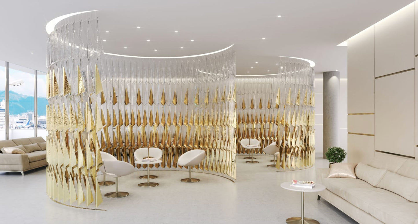 Modern Glass Custom Chandelier