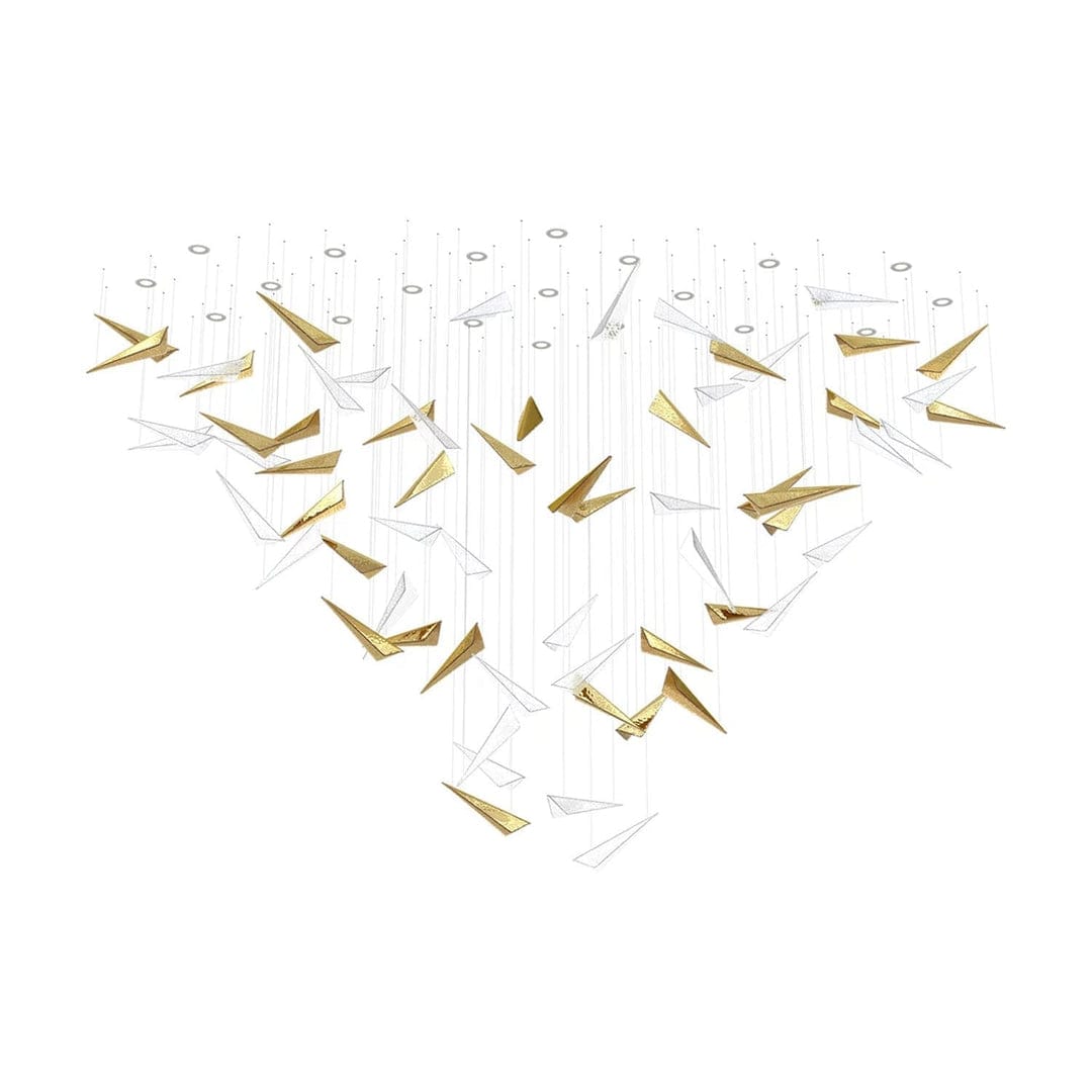 Modern Glass Custom Chandelier