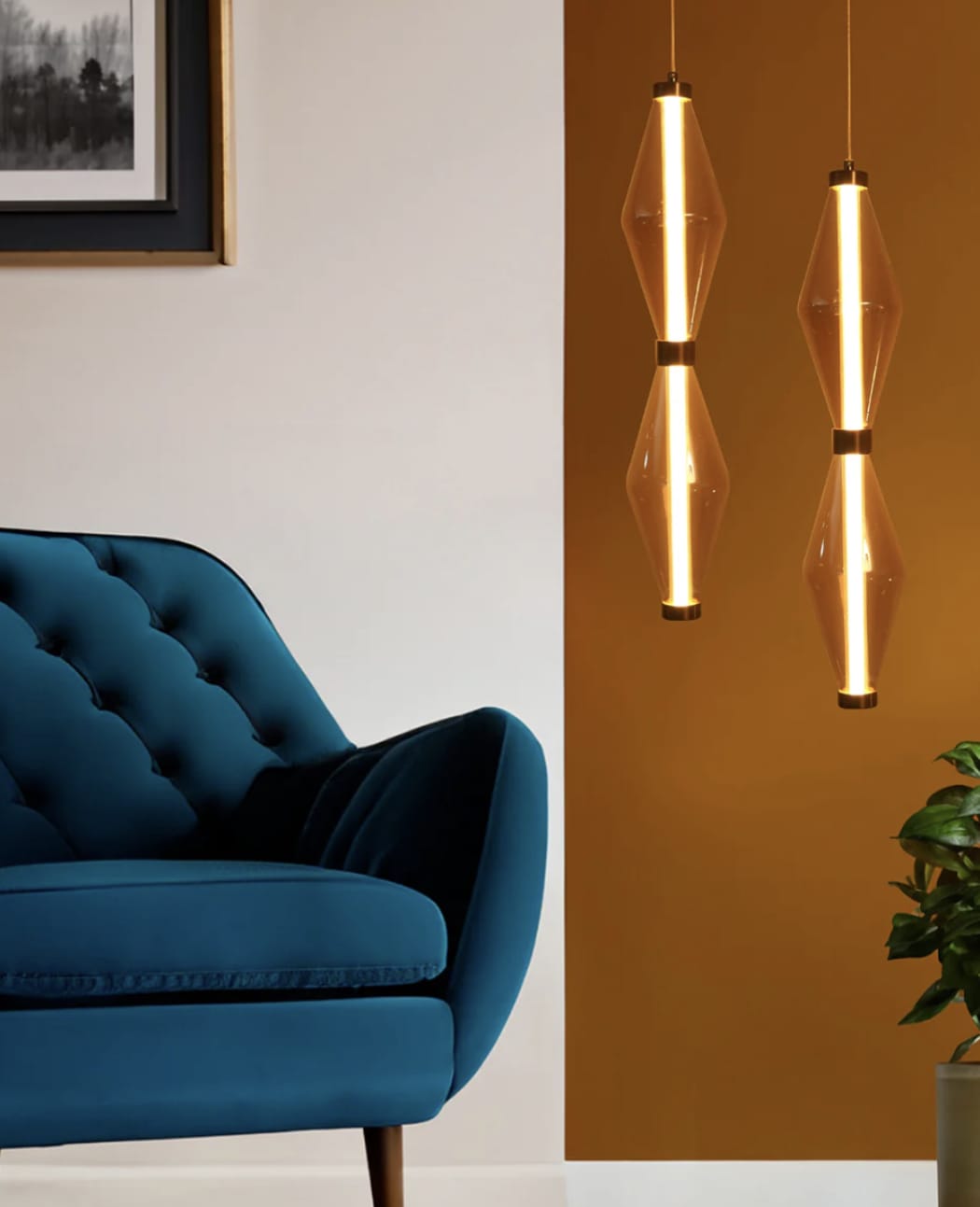 Double LED Pendant Light