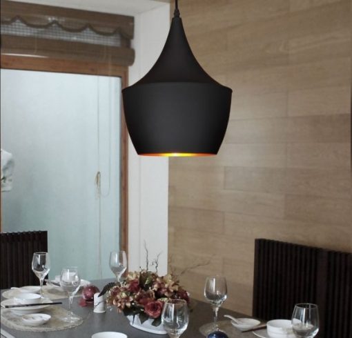 Falcon Vintage Black Metal Hanging Light