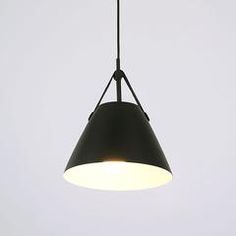 Minimalist Modern Pendant Lights Leather Strap
