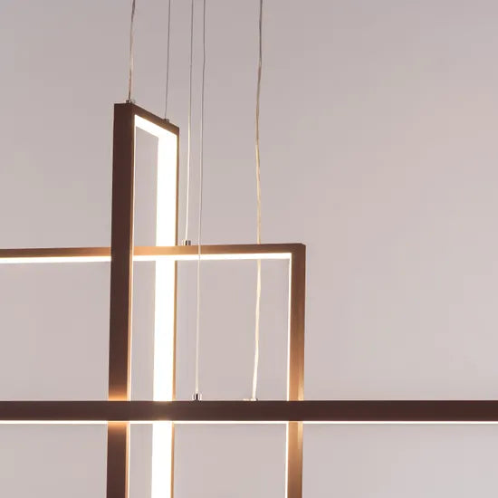 Rectangular Modern Art Chandelier