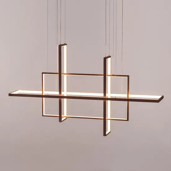 Rectangular Modern Art Chandelier