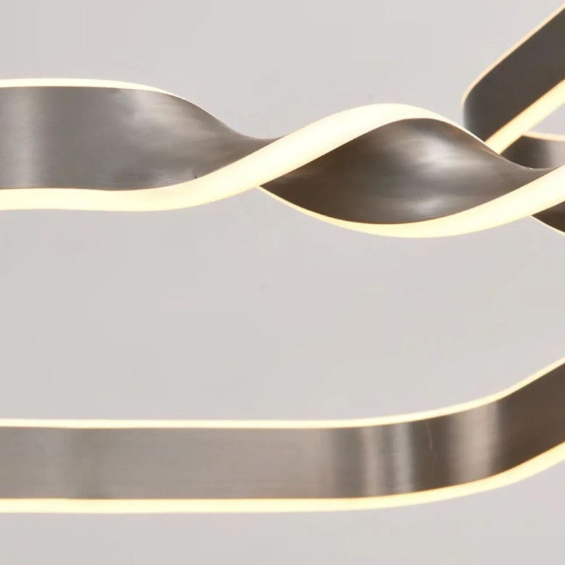 Modern Twister Linear Light