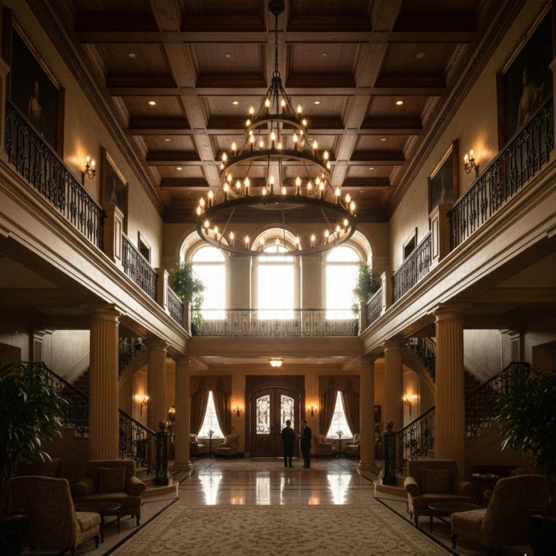 Modern Turkish Style Round Chandelier (Three Steps)