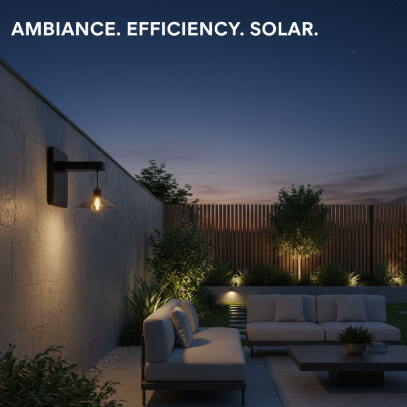 Solar Amber Twist Wall Light