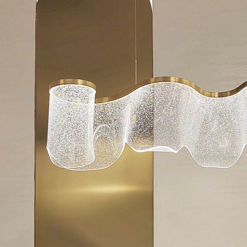 Modern Minimalist Wave Chandelier
