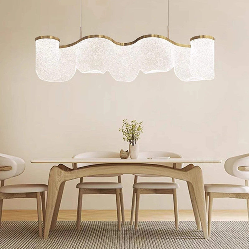 Modern Minimalist Wave Chandelier