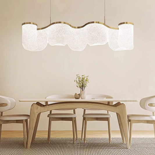 Modern Minimalist Wave Chandelier