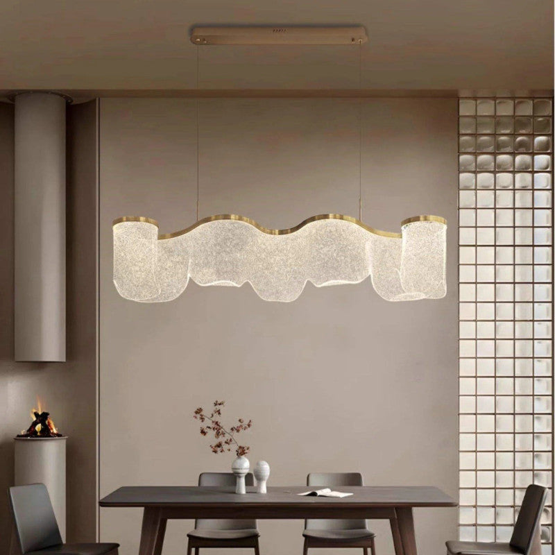 Modern Minimalist Wave Chandelier