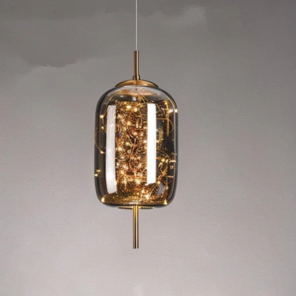 Galaxy Stars Glow Hanging Light