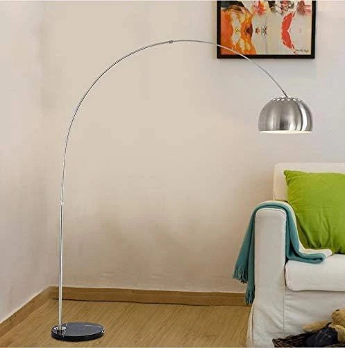 Silver Arc Floor Lamp