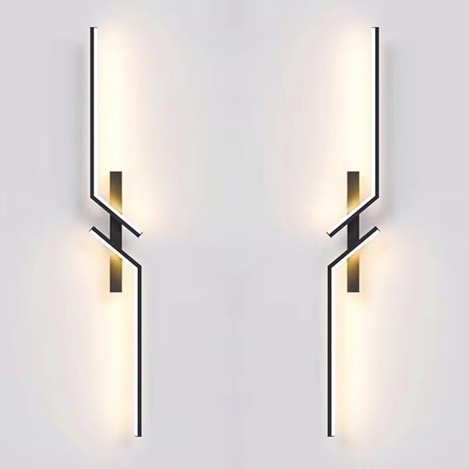 Black Linear Wall Light