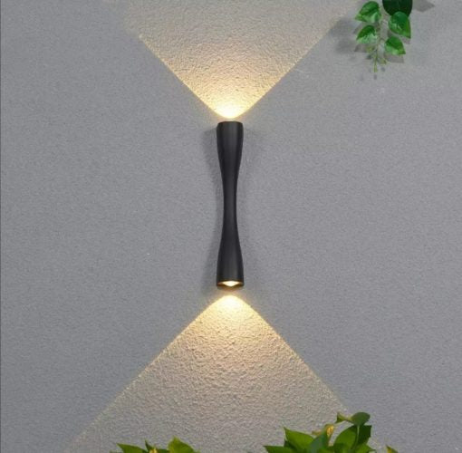 Modern Black updown Wall Light