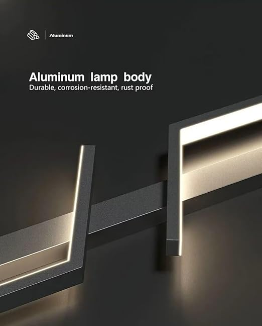 Black Linear Wall Light