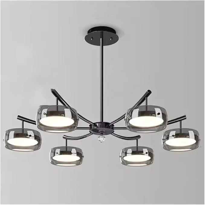 Black Minimalist Designer Chandelier