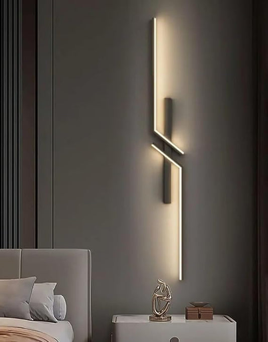 Black Linear Wall Light
