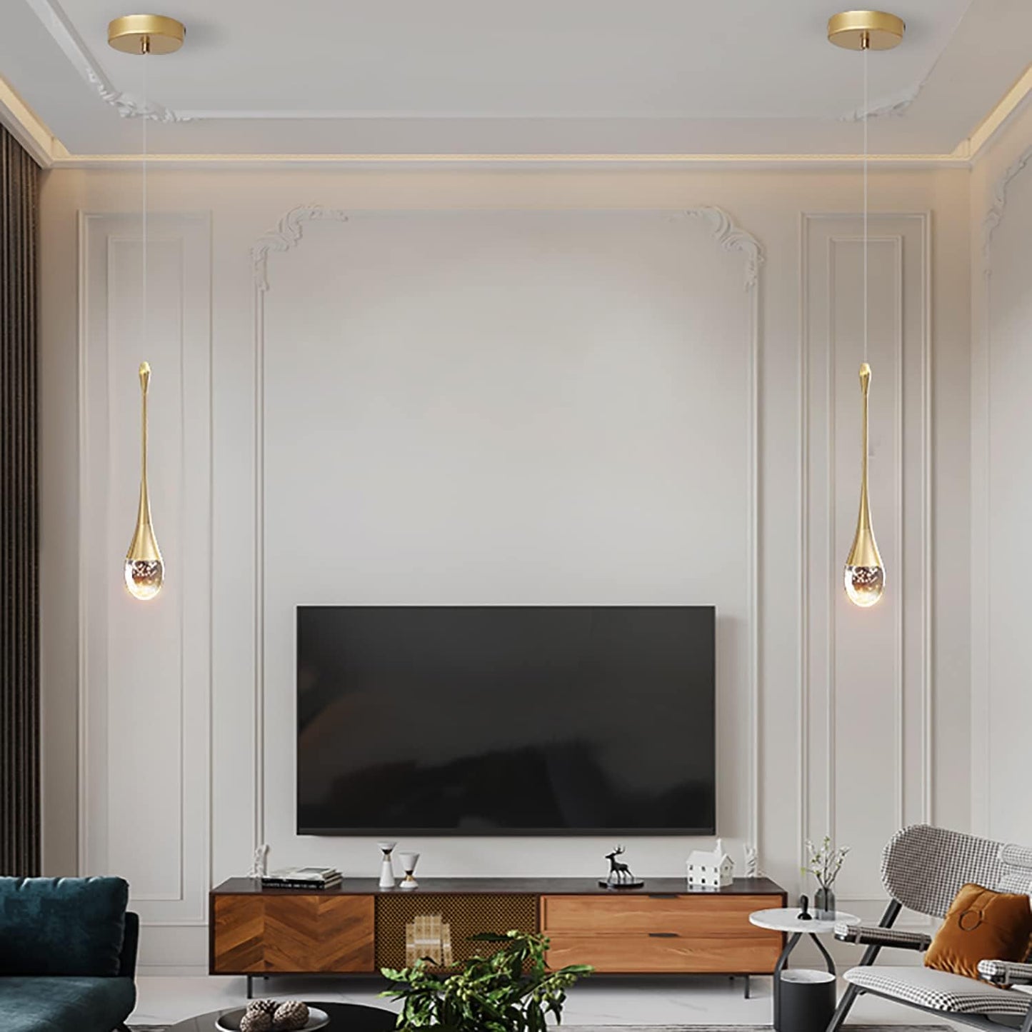 Crystal Bubble Pendant Light