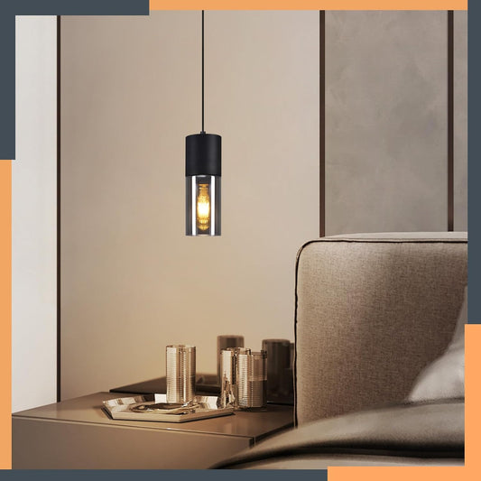 Glass Tube Hanging Light