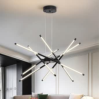 Black Miami Linear Chandelier