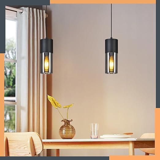 Glass Tube Hanging Light