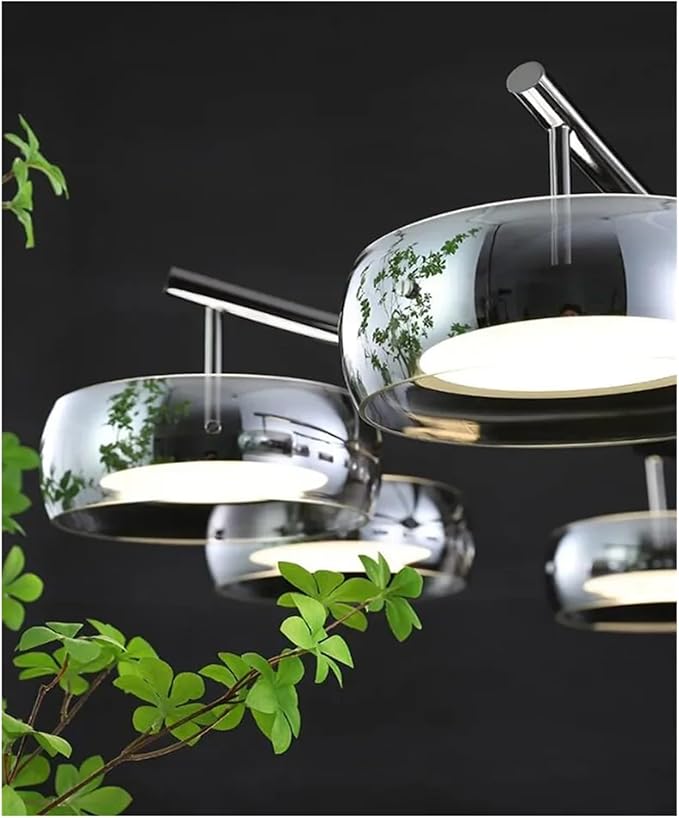 Black Minimalist Designer Chandelier