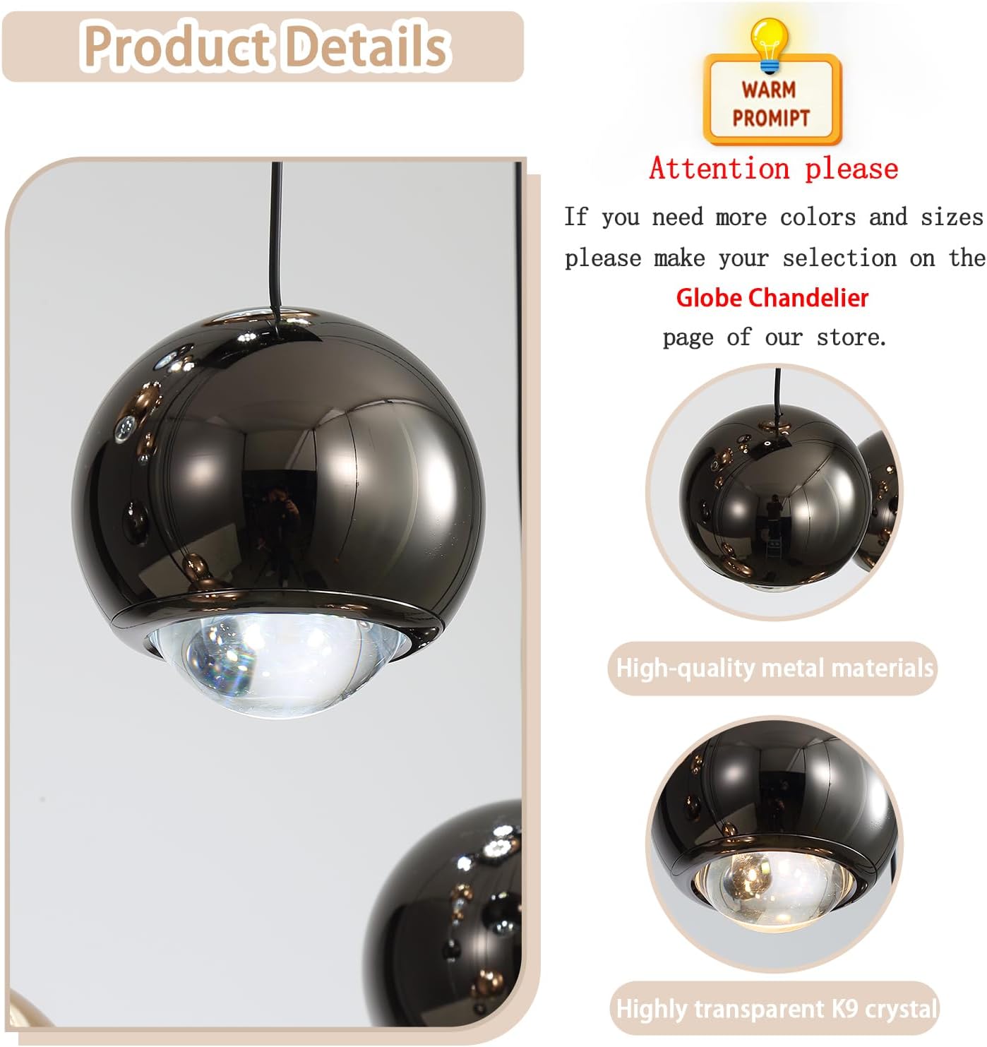 Eyeball Spot Hanging Light