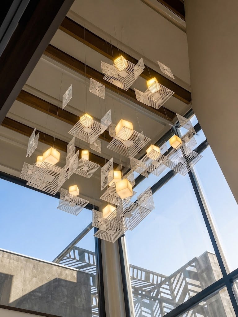 Architectural Statement Chandelier