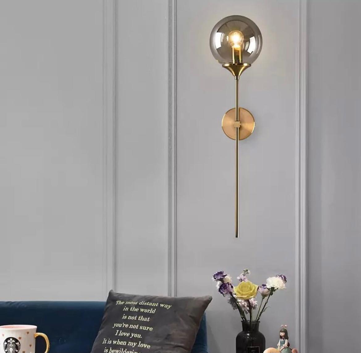 Retro Globe Ball Wall Lamp