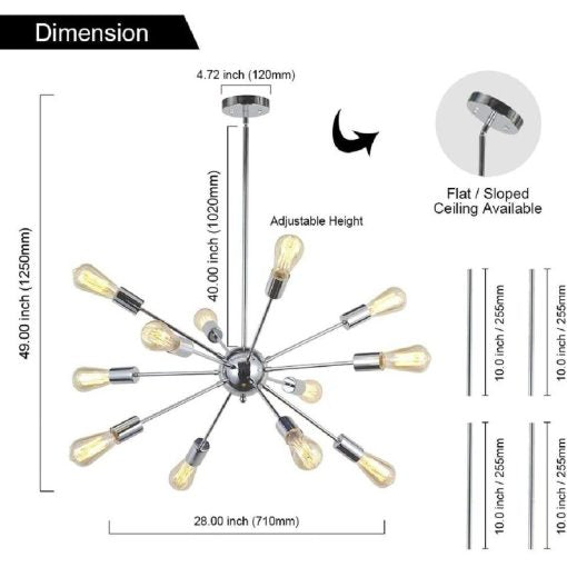 Sputnik Sphere Chandelier