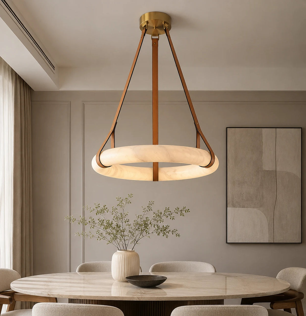 Modern Marble Chandelier