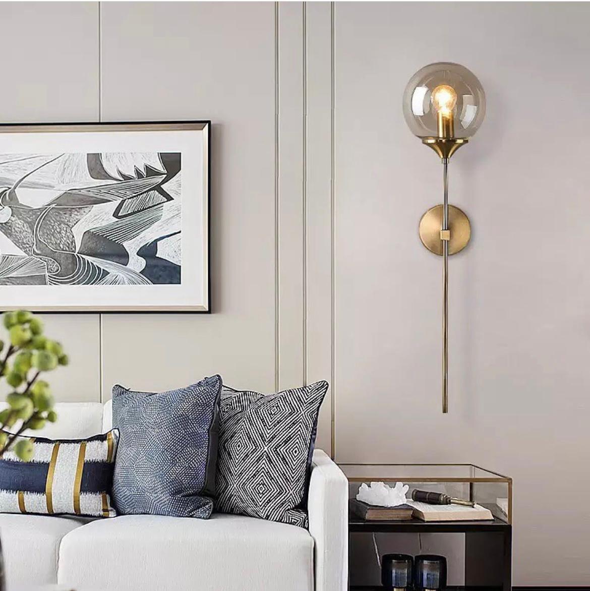 Retro Globe Ball Wall Lamp