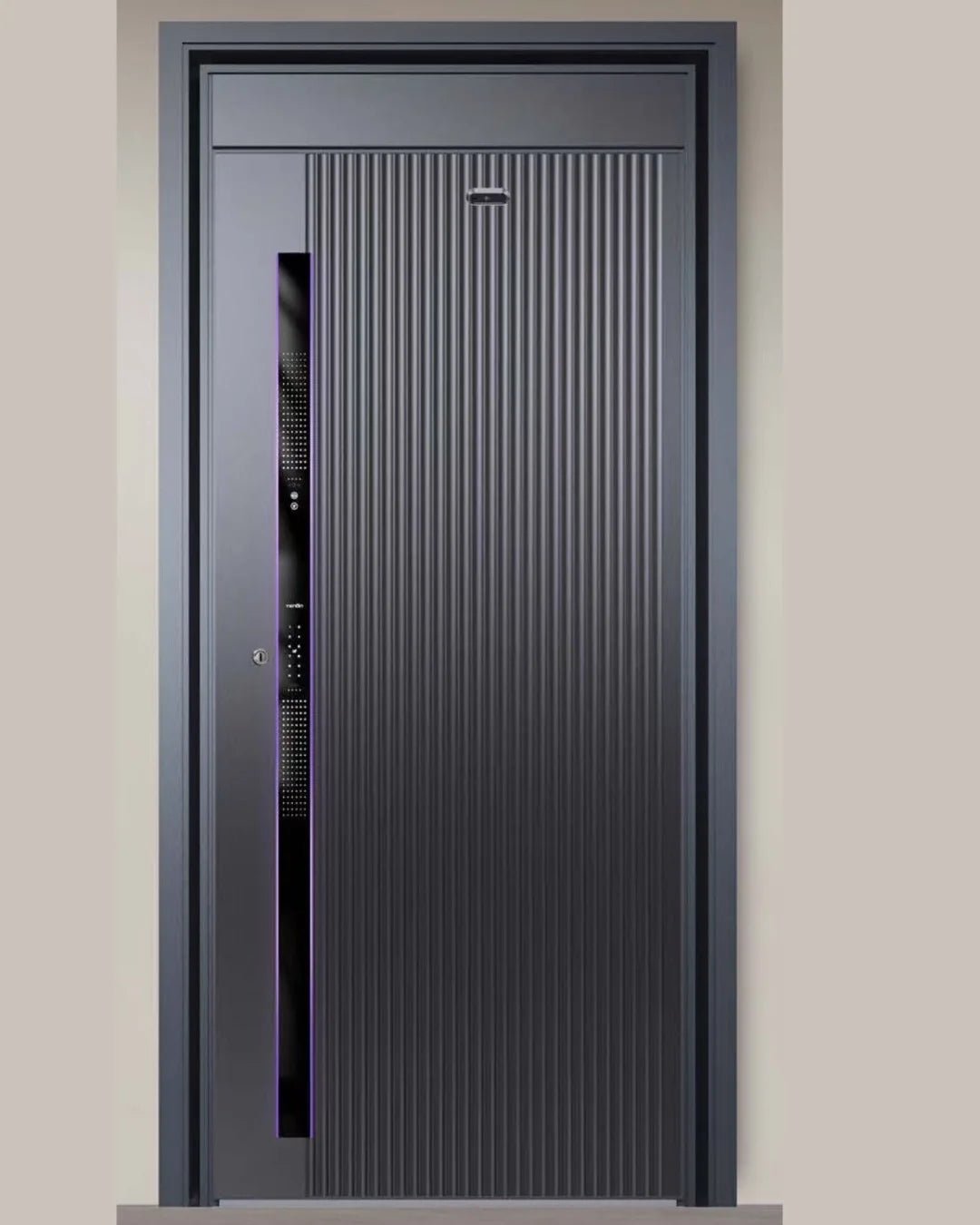 AI Armor Series | 9cm Ultra-Thick Security Smart Door with Integrated 140° AI Cat Eye & 72hr Cloud Storage
